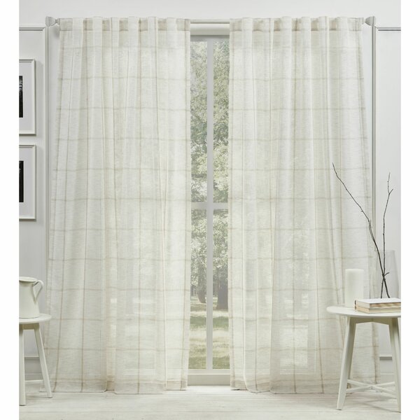 Windowpane Curtains | Wayfair